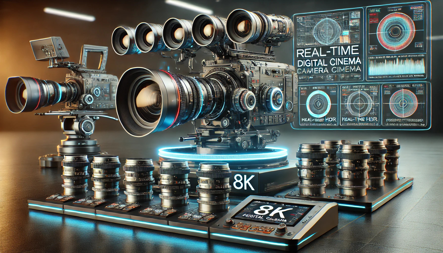 8K Digital Cinema Camera Suite: